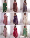 Ssc 718 Fandy Silk Embroidery Sequence Work Readymade Suits